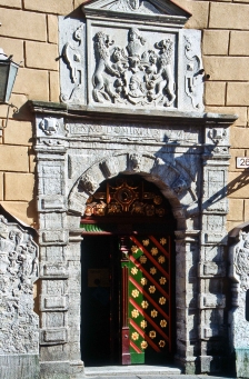 Antikes Portal in Tallinn, Estland
